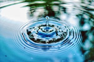 raindrop splash up close – Vitality Detox Drops